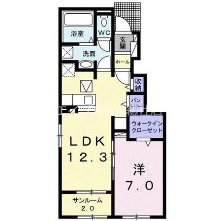 ロゼ　Ⅱの物件間取画像